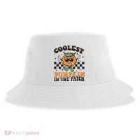 Coolest Pumpkin In The Patch Halloween Sustainable Bucket Hat