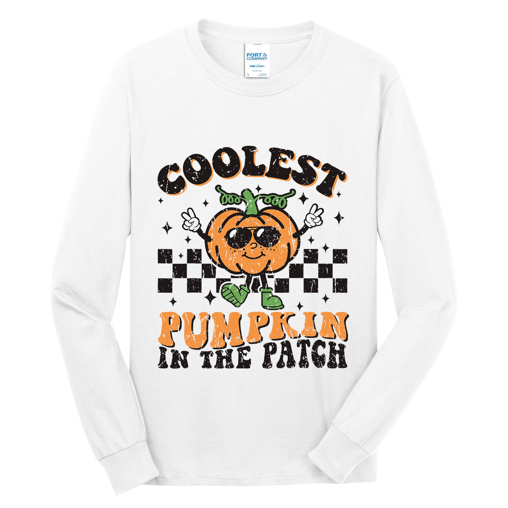 Coolest Pumpkin In The Patch Halloween Tall Long Sleeve T-Shirt