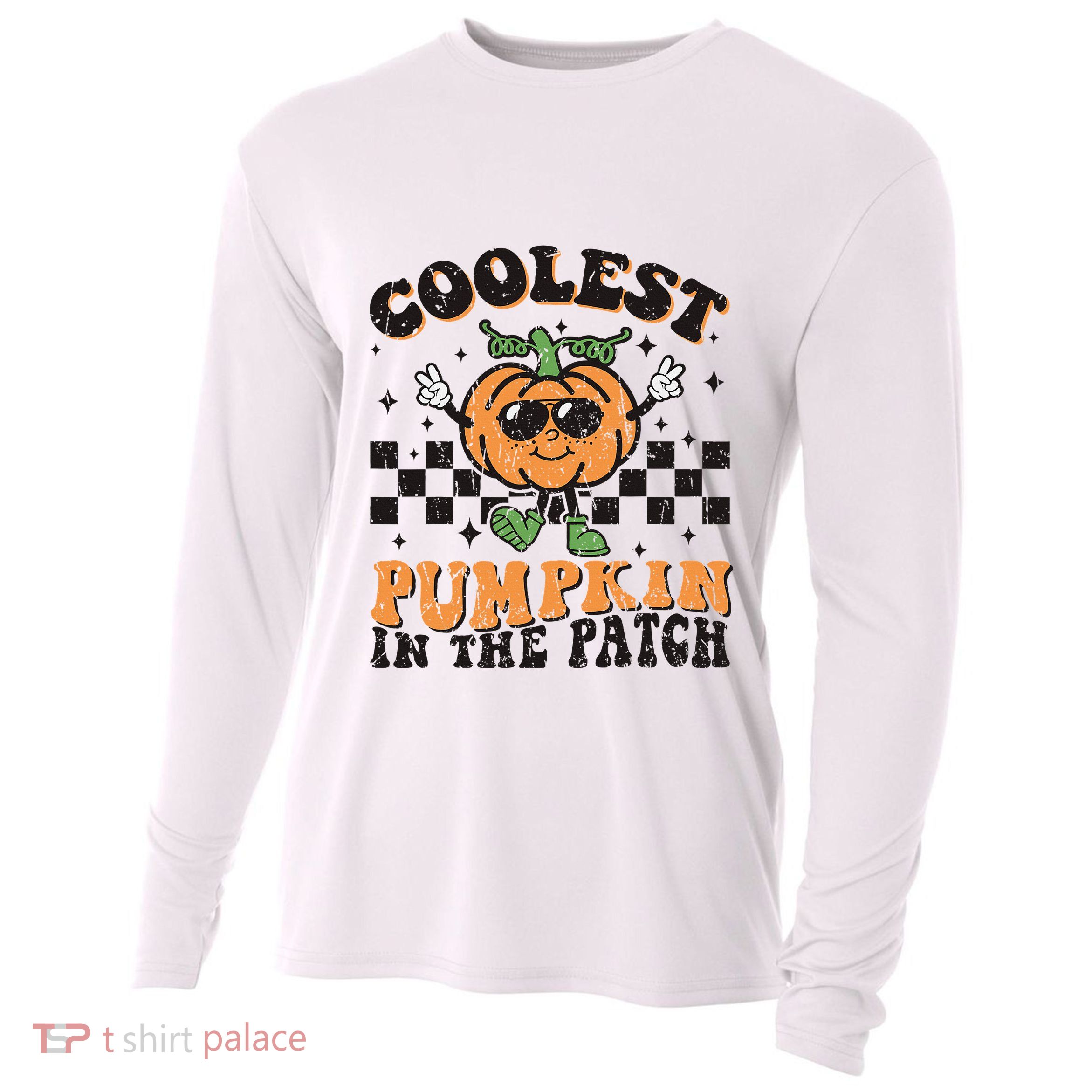 Coolest Pumpkin In The Patch Halloween Cooling Performance Long Sleeve Crew