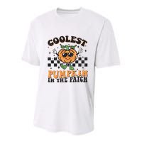Coolest Pumpkin In The Patch Halloween Youth Performance Sprint T-Shirt