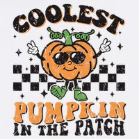 Coolest Pumpkin In The Patch Halloween Youth Performance Sprint T-Shirt