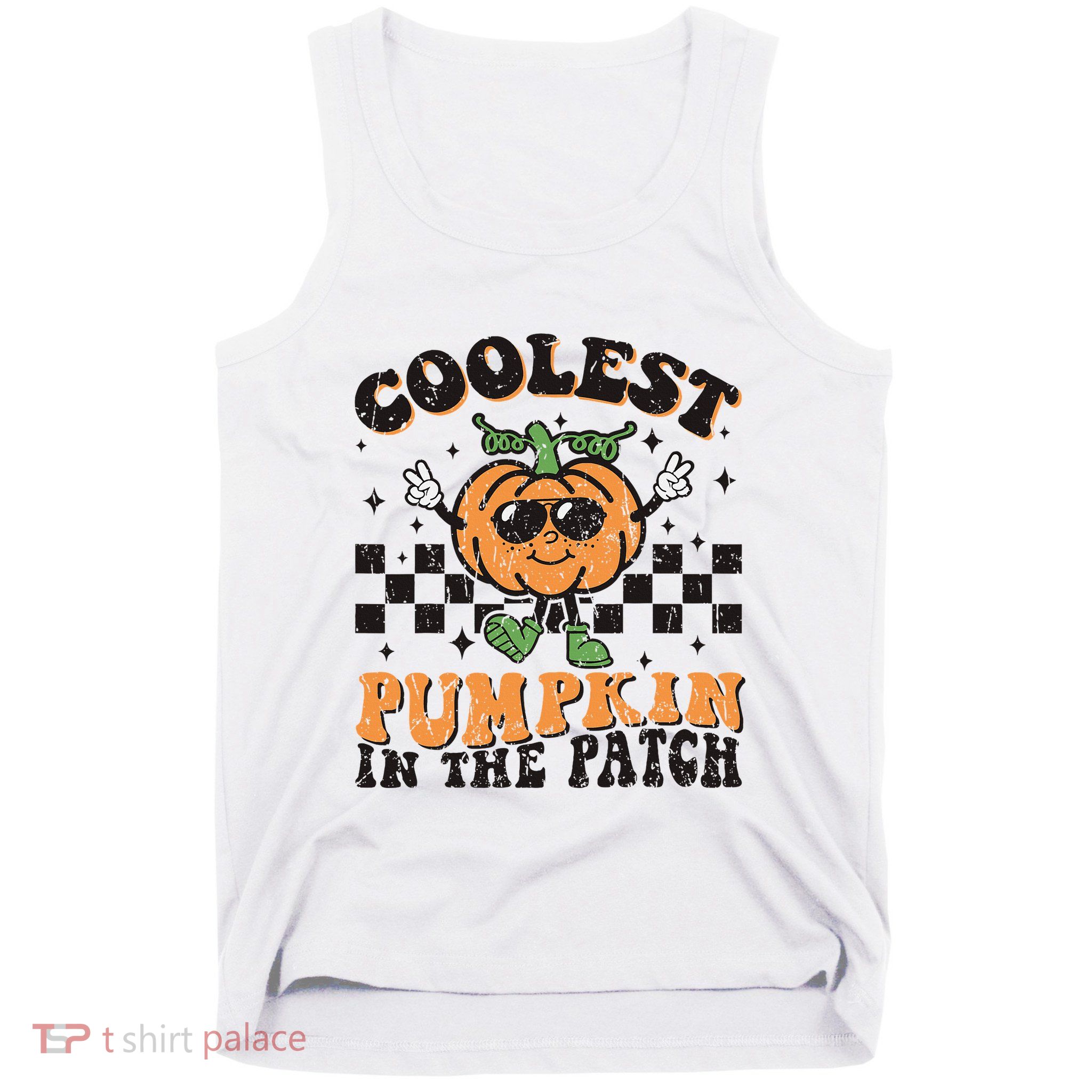 Coolest Pumpkin In The Patch Halloween Tank Top