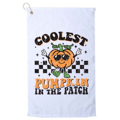 Coolest Pumpkin In The Patch Halloween Golf Towel