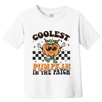 Coolest Pumpkin In The Patch Halloween Toddler T-Shirt