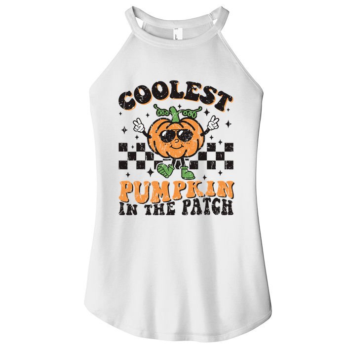 Coolest Pumpkin In The Patch Halloween Women's Perfect Tri Rocker Tank