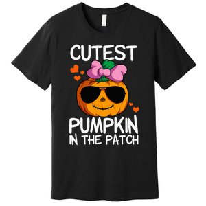 Cutest Pumpkin In The Patch Halloween Pumpkin Premium T-Shirt