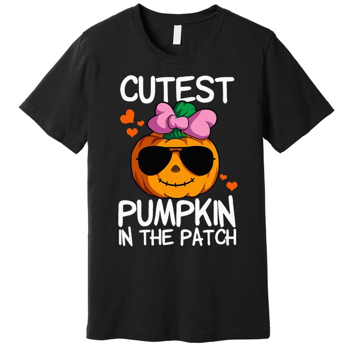 Cutest Pumpkin In The Patch Halloween Pumpkin Premium T-Shirt