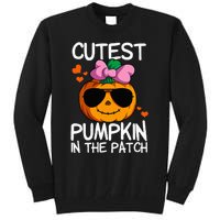 Cutest Pumpkin In The Patch Halloween Pumpkin Tall Sweatshirt