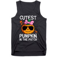 Cutest Pumpkin In The Patch Halloween Pumpkin Tank Top