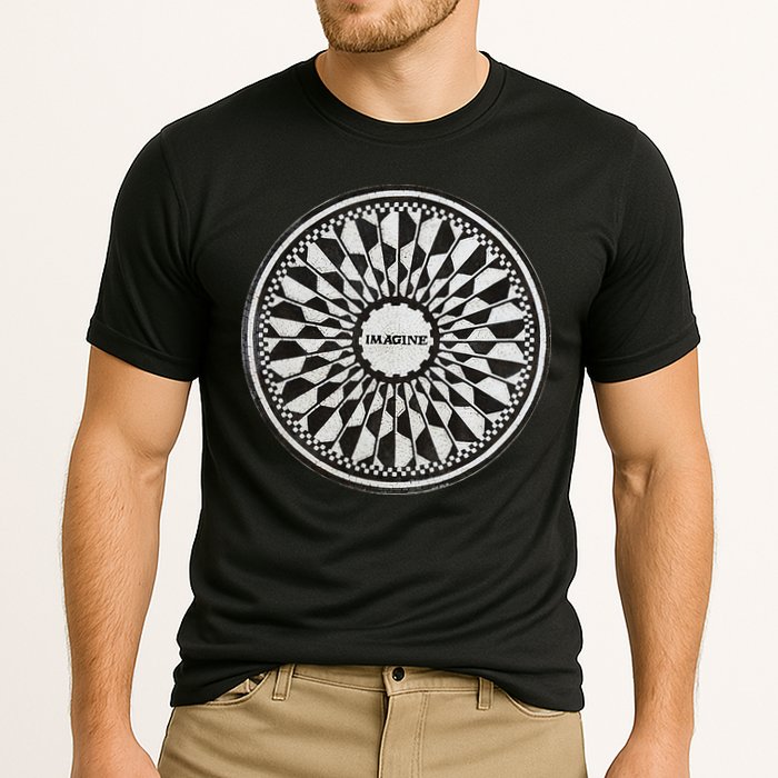Central Park Imagine Music Theme Cooling Performance Crew T-Shirt
