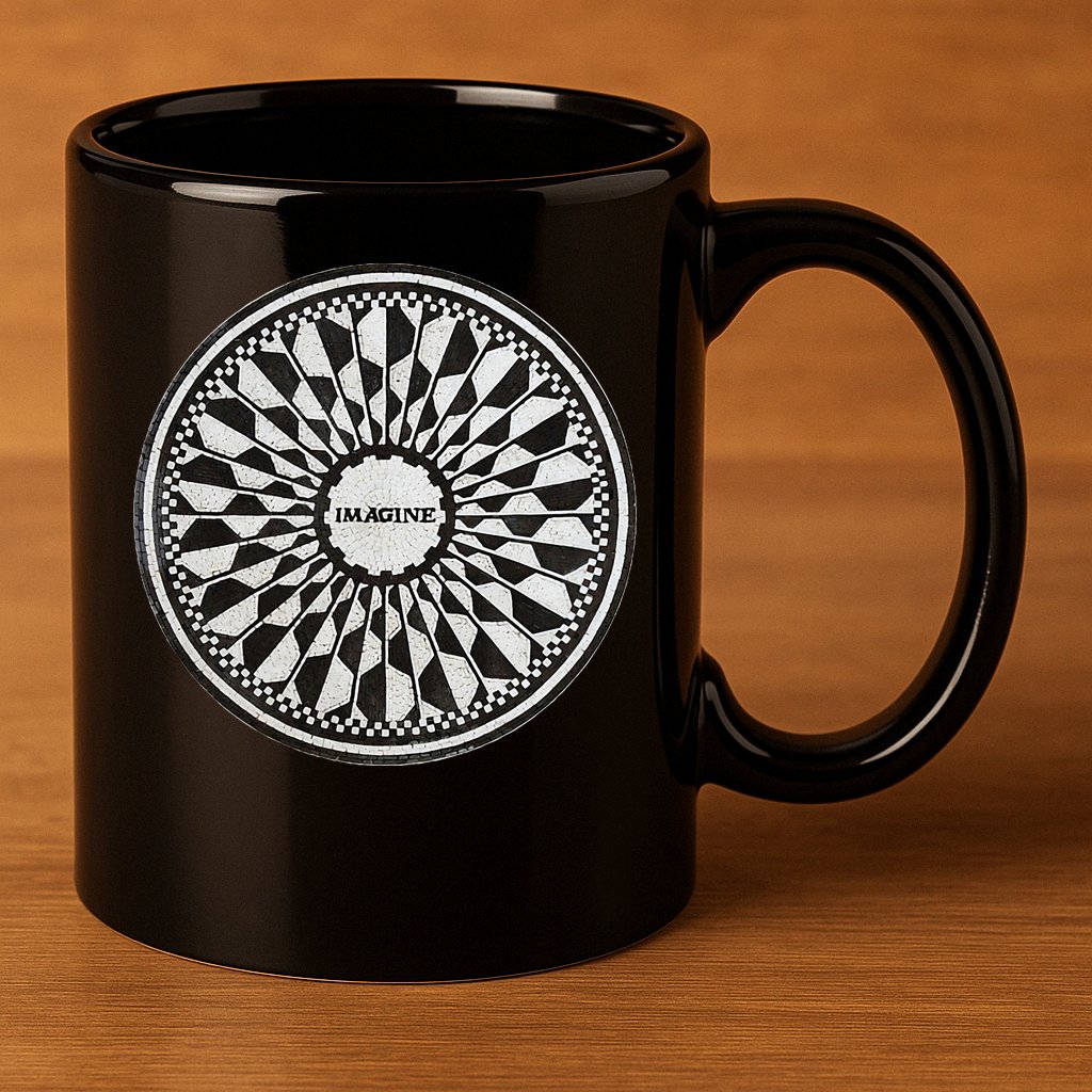 Central Park Imagine Music Theme 11oz C Handle Ceramic Mug