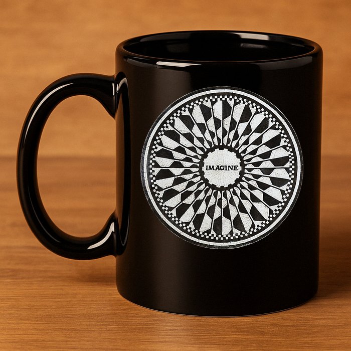 Central Park Imagine Music Theme 11oz C Handle Ceramic Mug