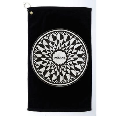 Central Park Imagine Music Theme Golf Towel