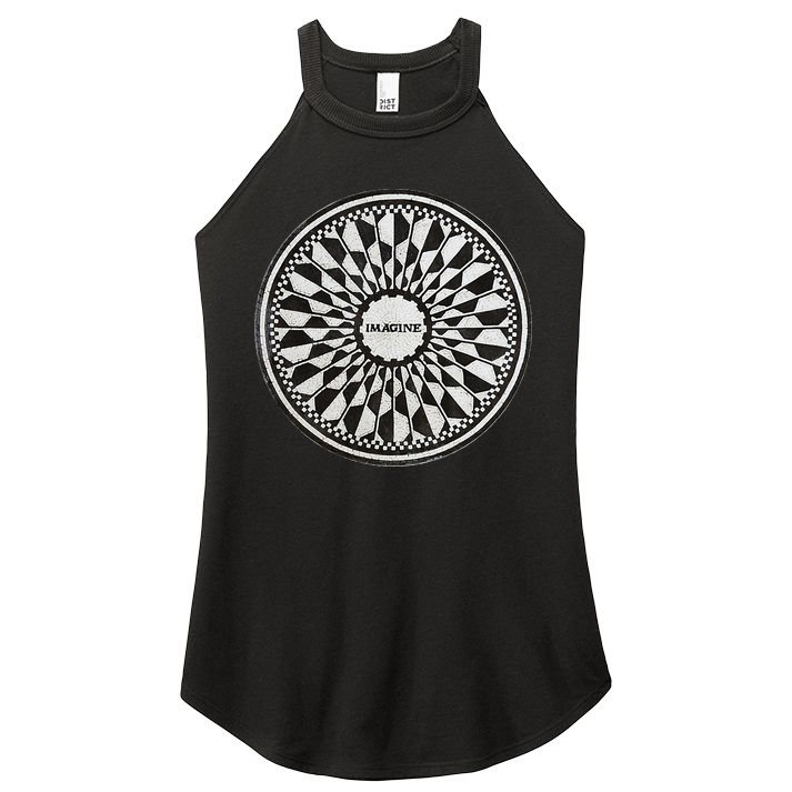 Central Park Imagine Music Theme Women's Perfect Tri Rocker Tank