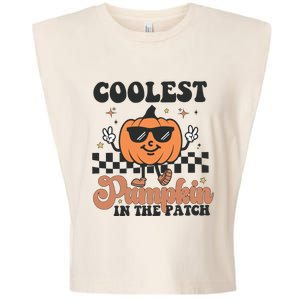 Coolest Pumpkin In The Patch Garment-Dyed Women's Muscle Tee