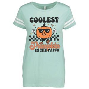 Coolest Pumpkin In The Patch Enza Ladies Jersey Football T-Shirt