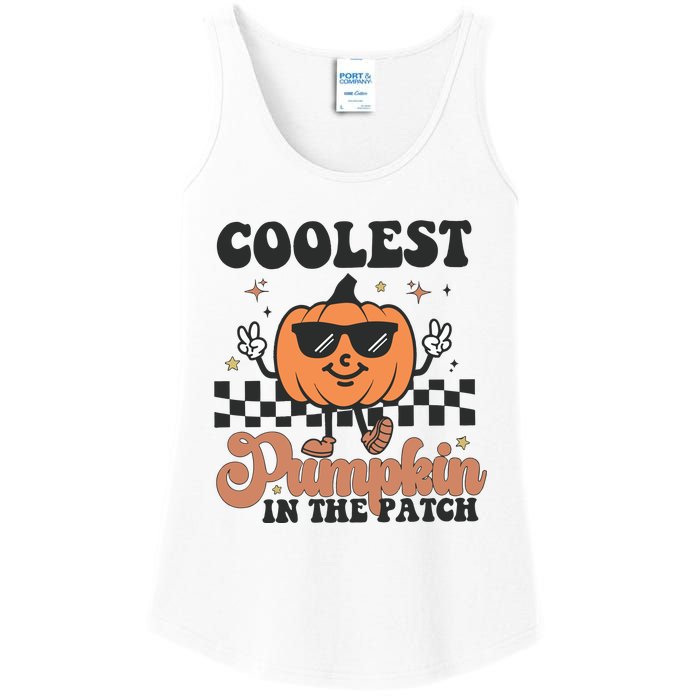 Coolest Pumpkin In The Patch Ladies Essential Tank