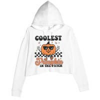 Coolest Pumpkin In The Patch Crop Fleece Hoodie