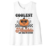 Coolest Pumpkin In The Patch Women's Racerback Cropped Tank