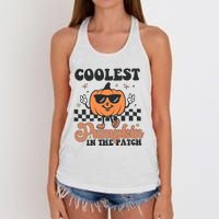 Coolest Pumpkin In The Patch Women's Knotted Racerback Tank