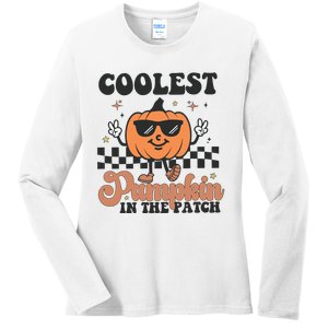 Coolest Pumpkin In The Patch Ladies Long Sleeve Shirt