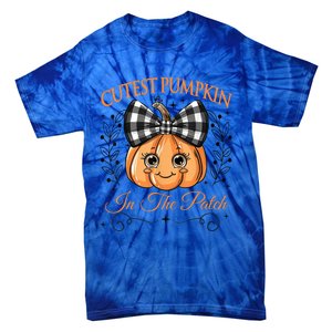 Cutest Pumpkin In The Patch Halloween Tie-Dye T-Shirt