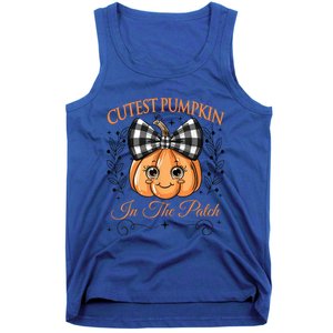 Cutest Pumpkin In The Patch Halloween Tank Top