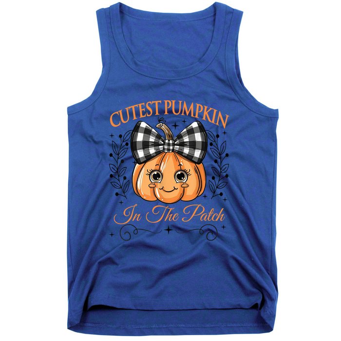 Cutest Pumpkin In The Patch Halloween Tank Top