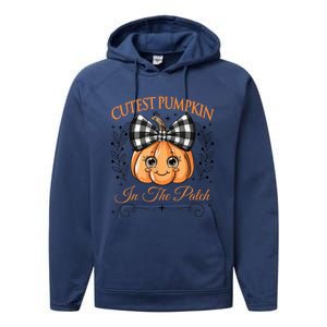 Cutest Pumpkin In The Patch Halloween Performance Fleece Hoodie