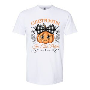 Cutest Pumpkin In The Patch Halloween Softstyle CVC T-Shirt