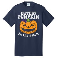 Cutest Pumpkin In The Patch Cute Halloween Girl Tall T-Shirt