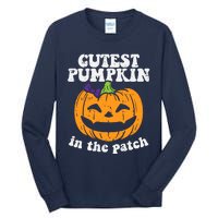 Cutest Pumpkin In The Patch Cute Halloween Girl Tall Long Sleeve T-Shirt