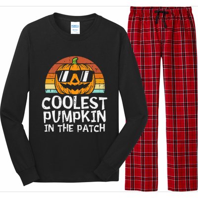 Coolest Pumpkin In The Patch Halloween Long Sleeve Pajama Set