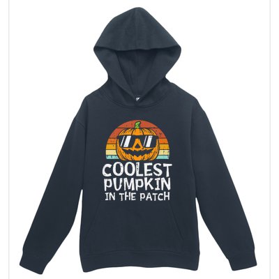 Coolest Pumpkin In The Patch Halloween Urban Pullover Hoodie