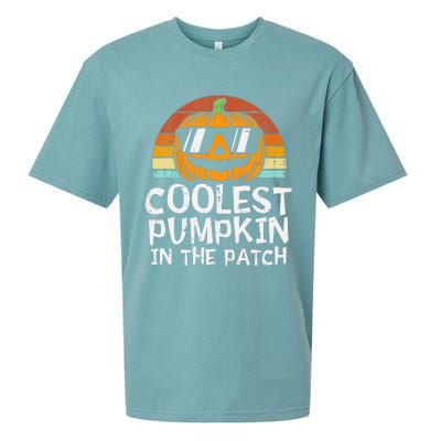 Coolest Pumpkin In The Patch Halloween Sueded Cloud Jersey T-Shirt