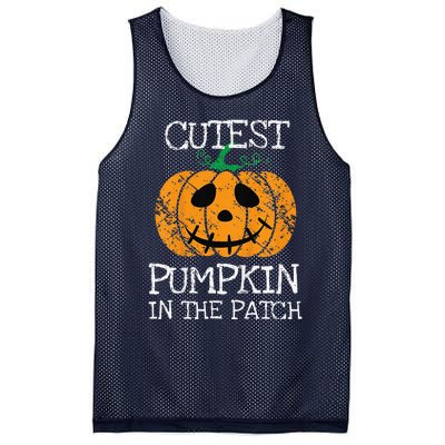 Cutest Pumpkin In The Patch Halloween Costume Gift Mesh Reversible Basketball Jersey Tank