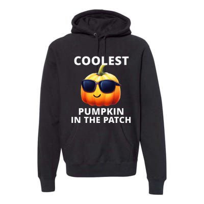 Coolest Pumpkin In The Patch Halloween Kids Premium Hoodie