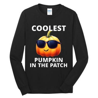 Coolest Pumpkin In The Patch Halloween Kids Tall Long Sleeve T-Shirt