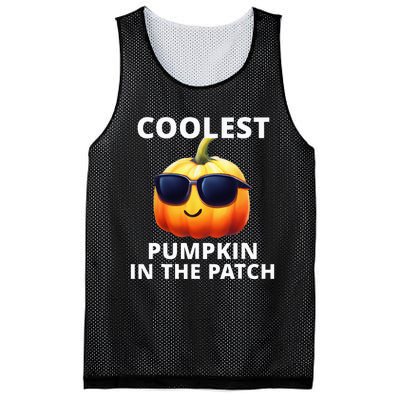 Coolest Pumpkin In The Patch Halloween Kids Mesh Reversible Basketball Jersey Tank