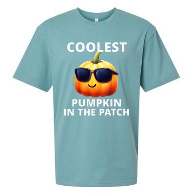 Coolest Pumpkin In The Patch Halloween Kids Sueded Cloud Jersey T-Shirt