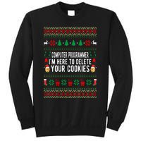 Computer Programmer I'm Here To Delete Your Cookies Xmas Sweatshirt