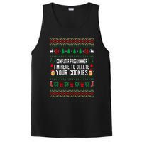 Computer Programmer I'm Here To Delete Your Cookies Xmas PosiCharge Competitor Tank