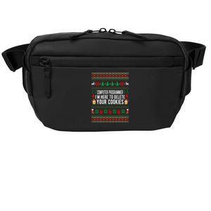 Computer Programmer I'm Here To Delete Your Cookies Xmas Crossbody Pack