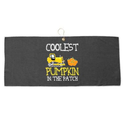 Cutest Pumpkin In The Patch Funny Halloween Thanksgiving Large Microfiber Waffle Golf Towel