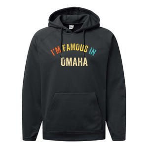 City Pride IM Famous In Omaha Performance Fleece Hoodie