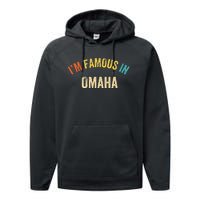 City Pride IM Famous In Omaha Performance Fleece Hoodie