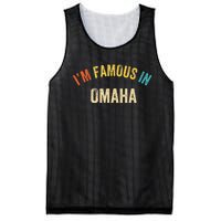 City Pride IM Famous In Omaha Mesh Reversible Basketball Jersey Tank