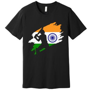 Cricket Patriotic India Sports Jersey Premium T-Shirt