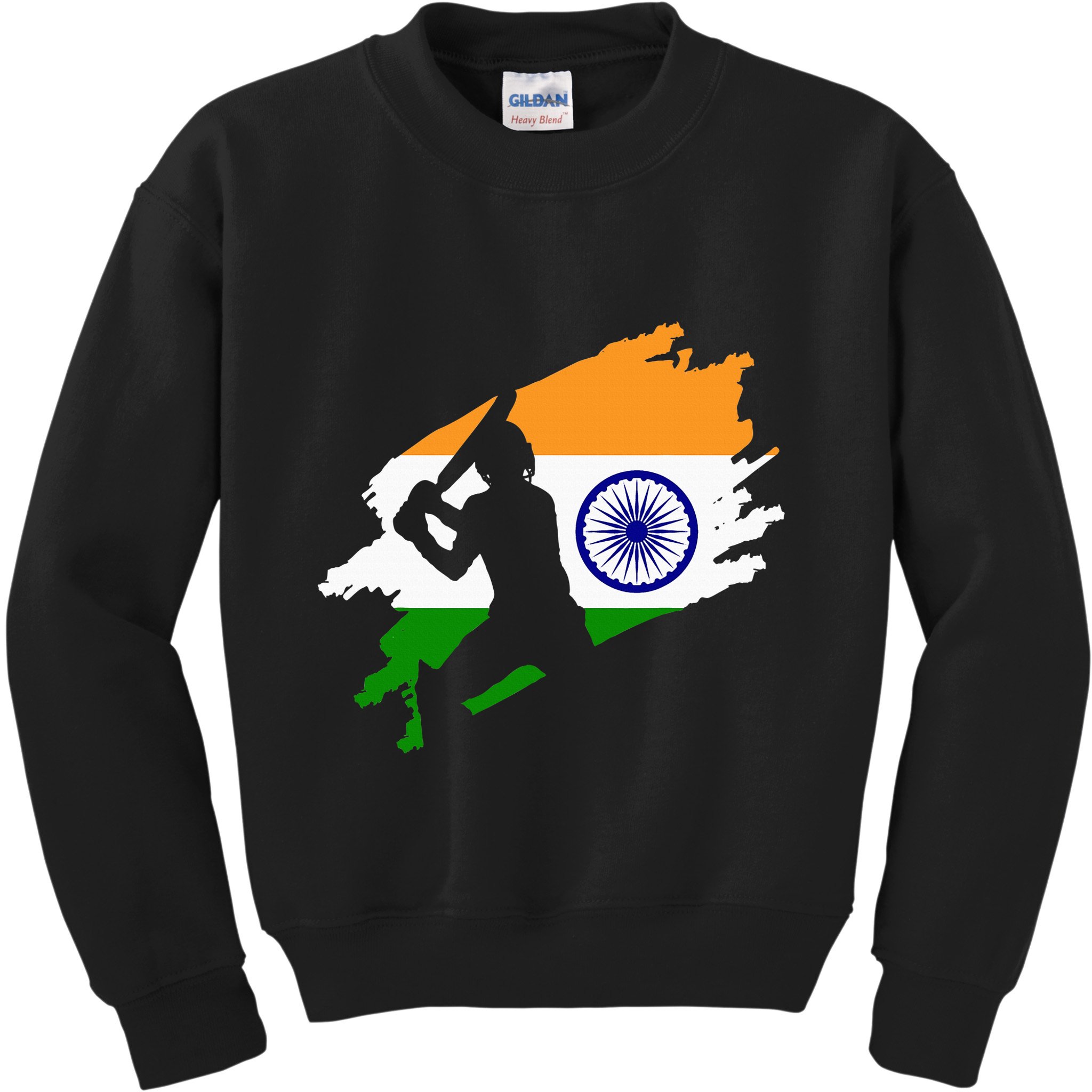 Cricket Patriotic India Sports Jersey Kids Sweatshirt