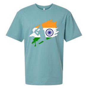 Cricket Patriotic India Sports Jersey Sueded Cloud Jersey T-Shirt